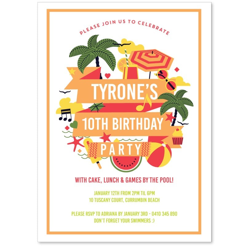 Sunny Days Invitations