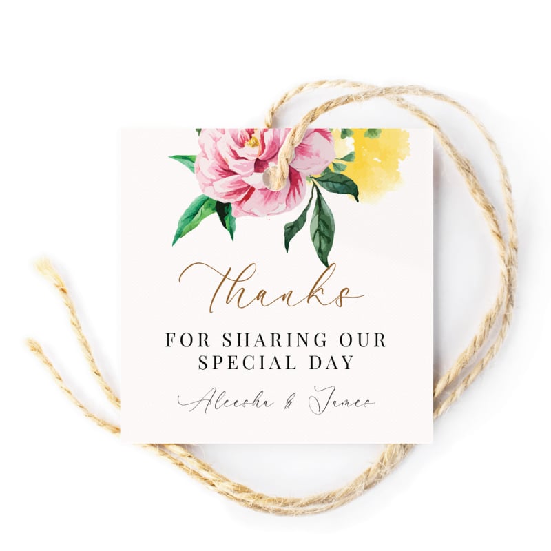 Bright Blooms Gift Tags 