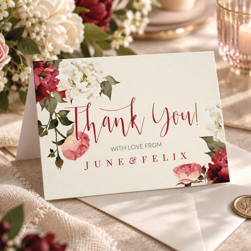Garden Love Thank You Cards