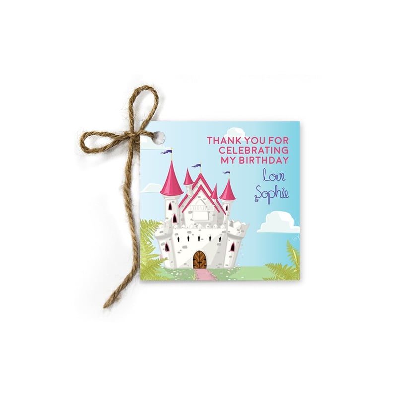Castle Birthday Gift Tags