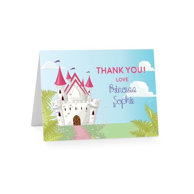 Castle Birthday Thank You Cards