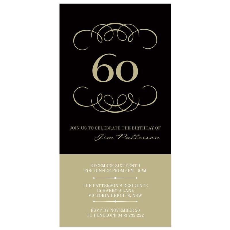 Celebrating Milestones Birthday Invitations