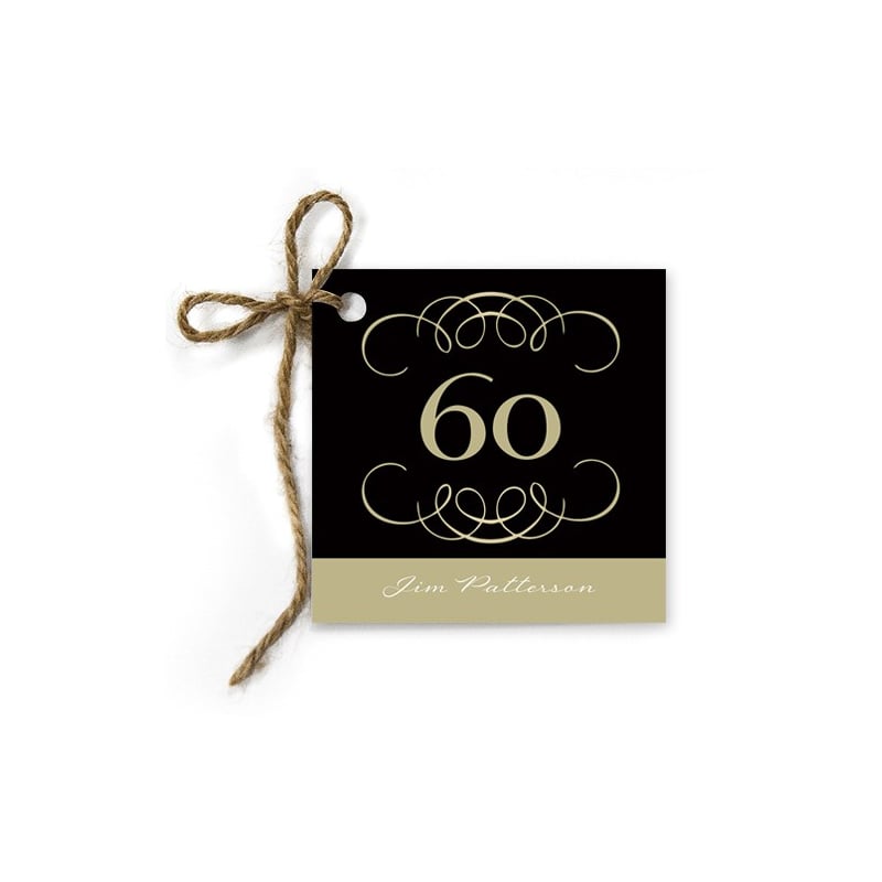 Celebrating Milestones Birthday Gift Tags