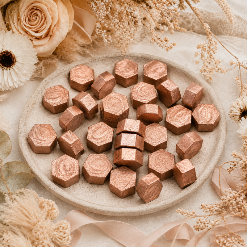 Sealing Wax Beads - Champagne