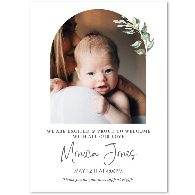Charming Birth Announcement Cards