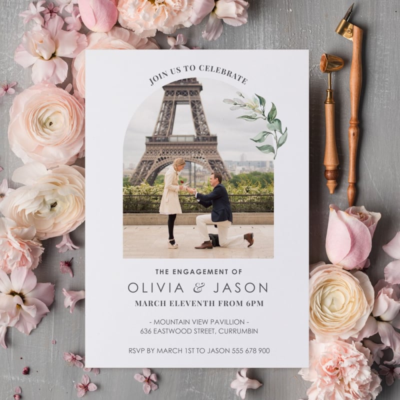 Charming Engagement Invitations