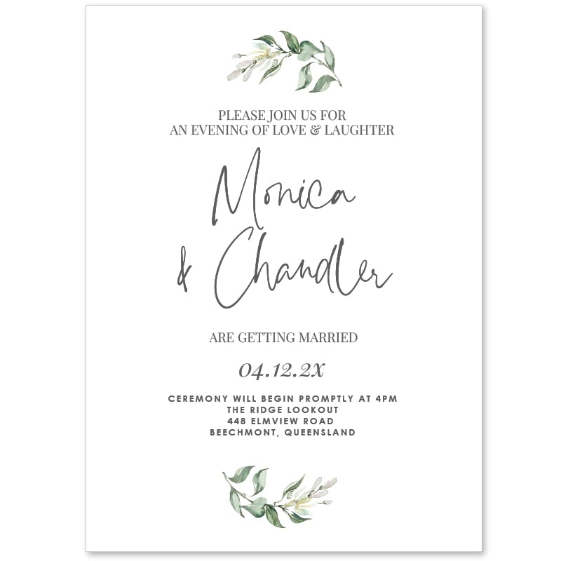 Charming Wedding Invitation
