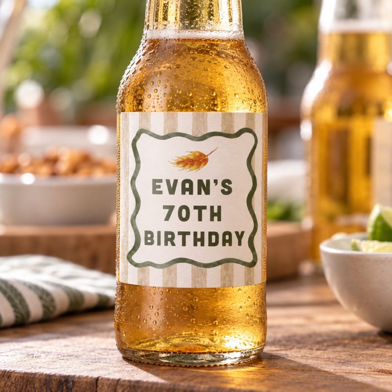 Cheers Beers Birthday Stickers