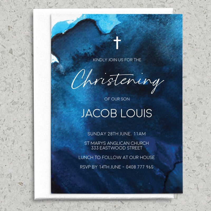 Enchanted Christening Invitations
