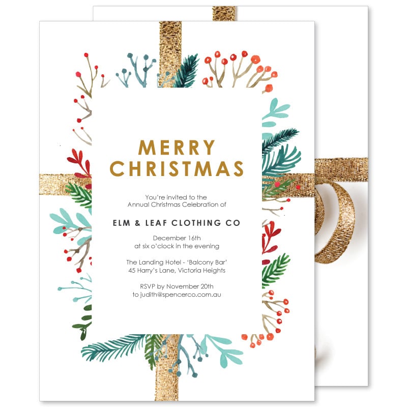 Christmas Gift Christmas Invitations