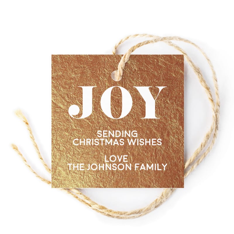 Joyful Christmas Gift Tags