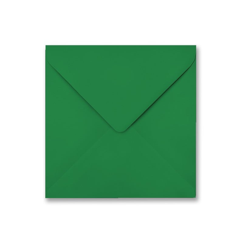 Christmas Green 155mm Square Envelope 100gsm