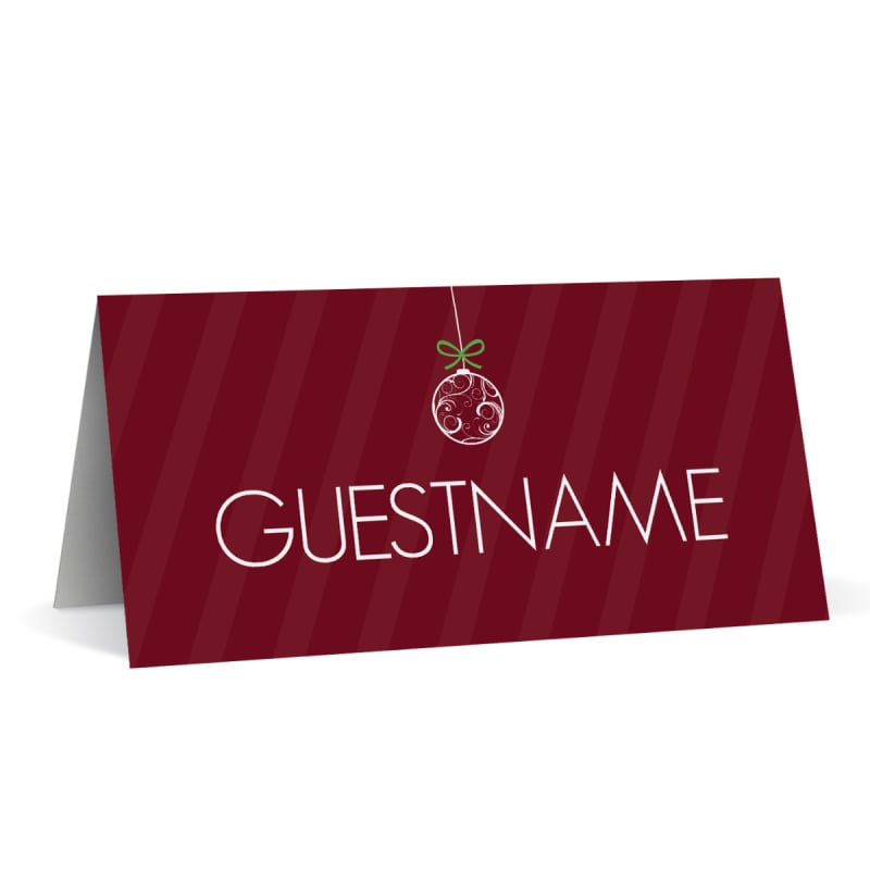 Ampersand Holiday Placecard