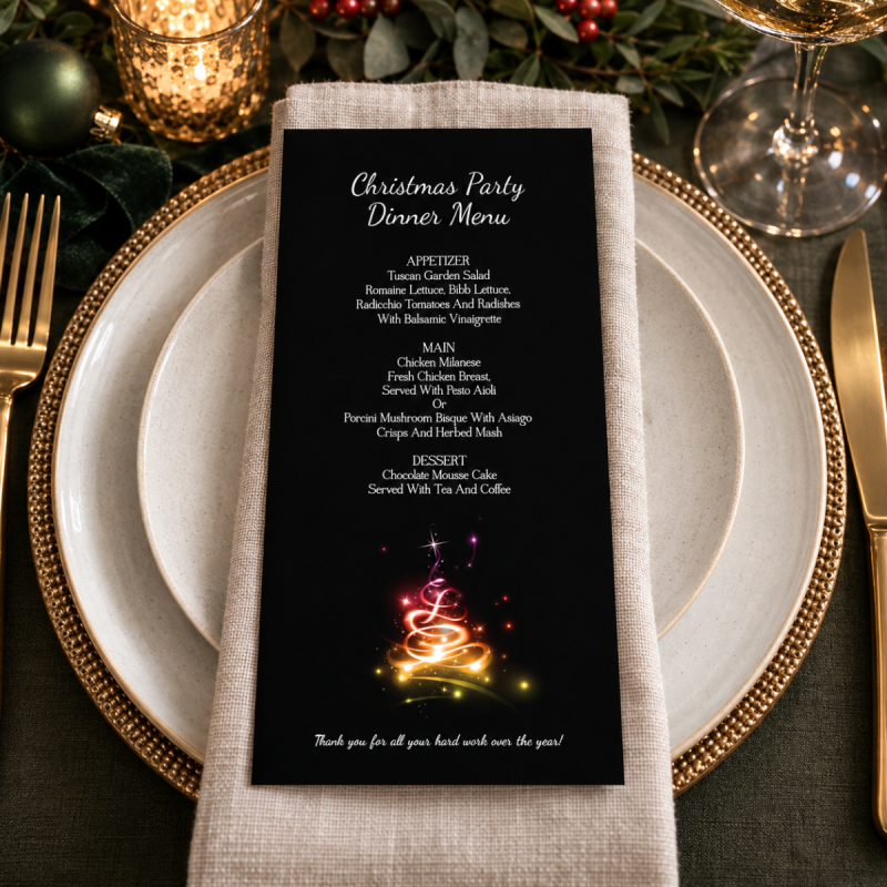 Bright Tree Menu