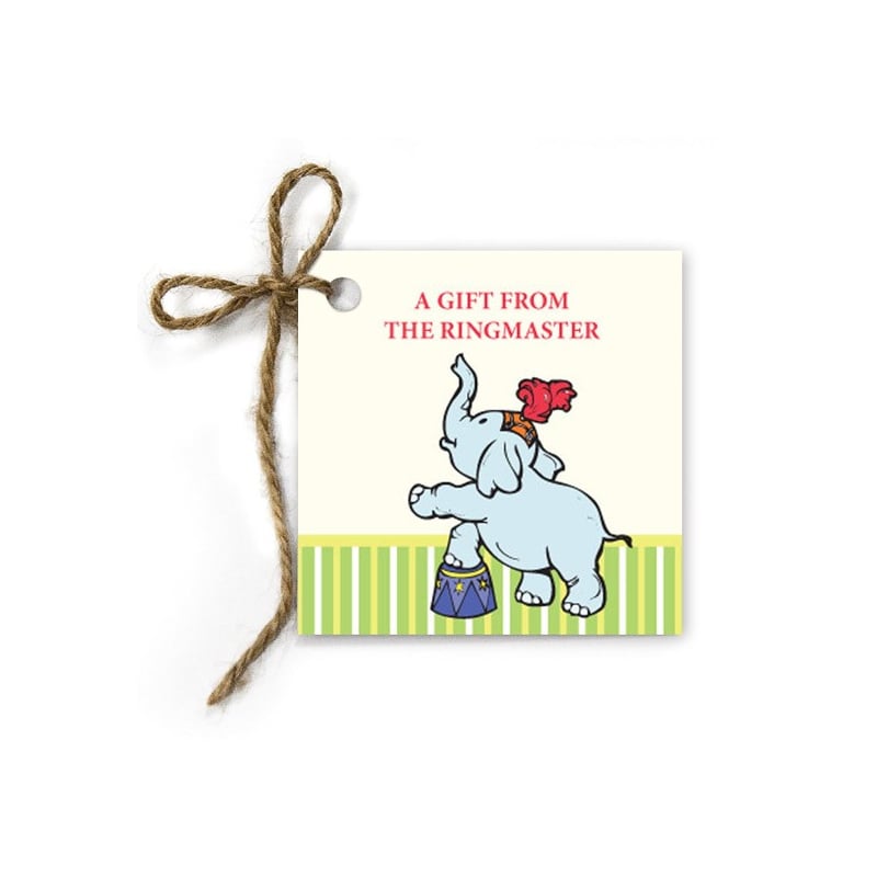 Circus Birthday Gift Tags
