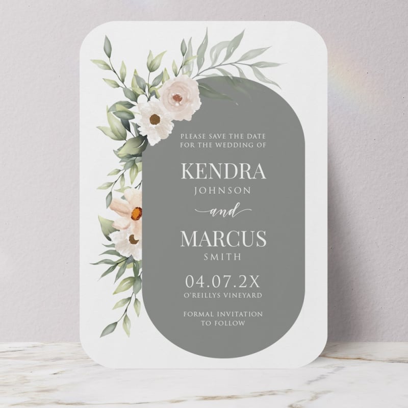 Classic Elegant Save The Date