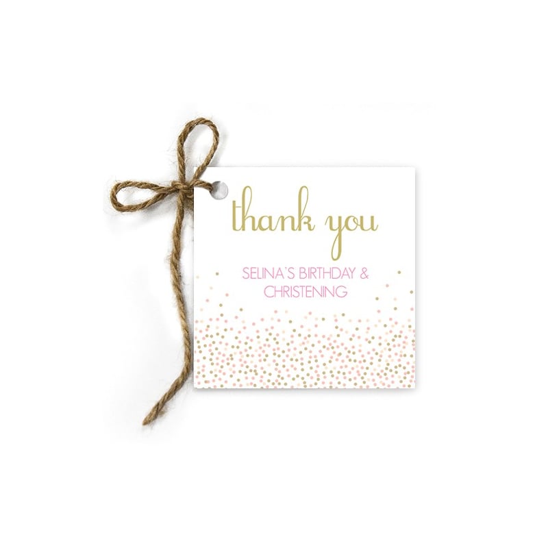 Confetti Storm Gift Tags