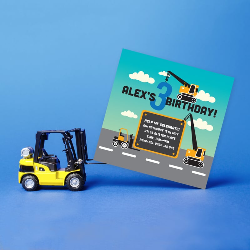 Construct A Party Invitations