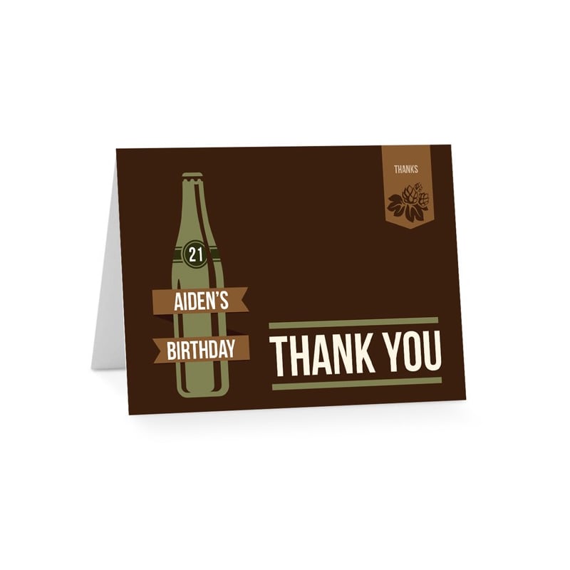 Craft Beer Night Thank You Cards