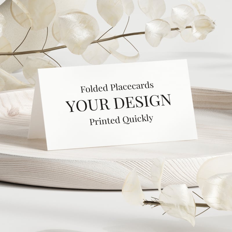 Print My Design - Placecard - FOLDED
