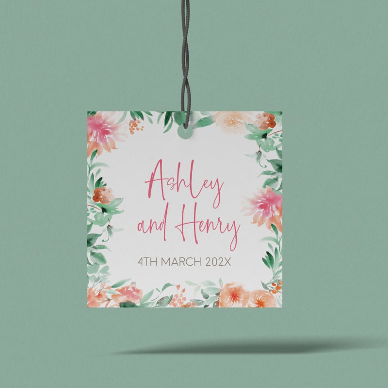Botanical Watercolours Gift Tags