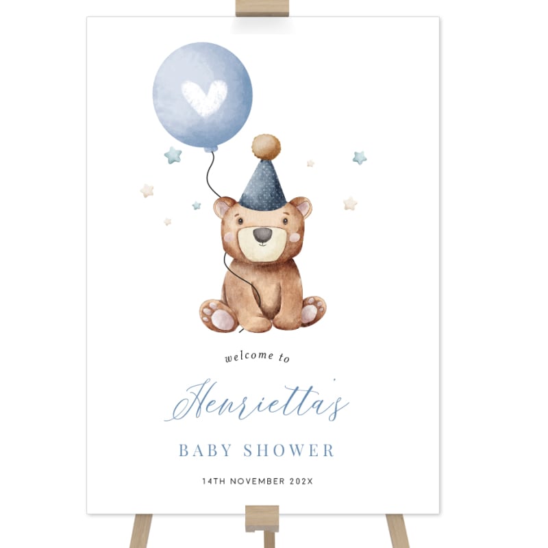 Cute Baby Shower Welcome Sign