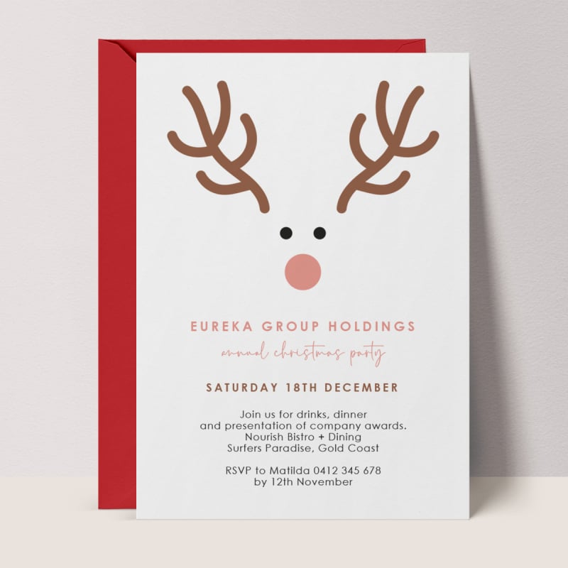 Oh Deer Christmas Card