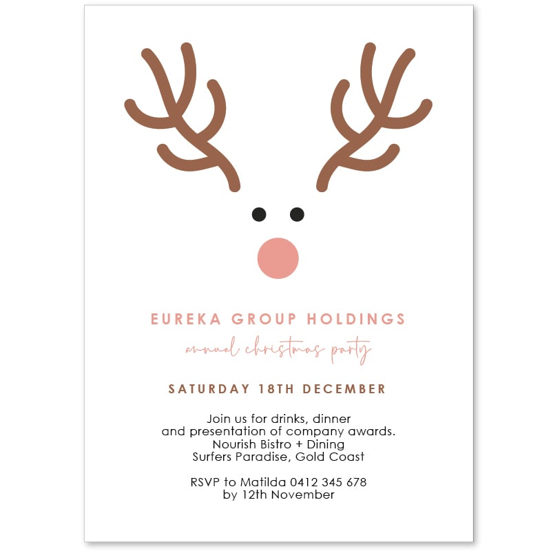 Oh Deer Christmas Card