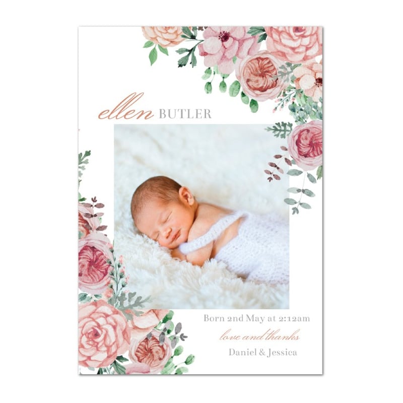 Dakota Birth Announcement Cards