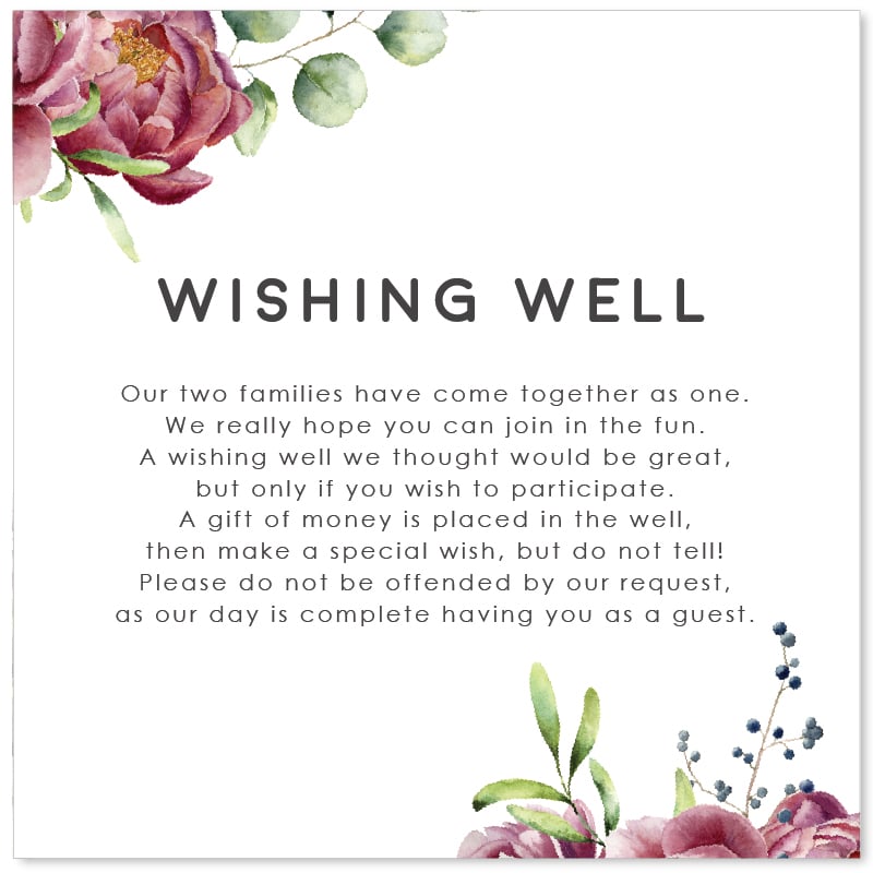 Darling Wishing Well Card