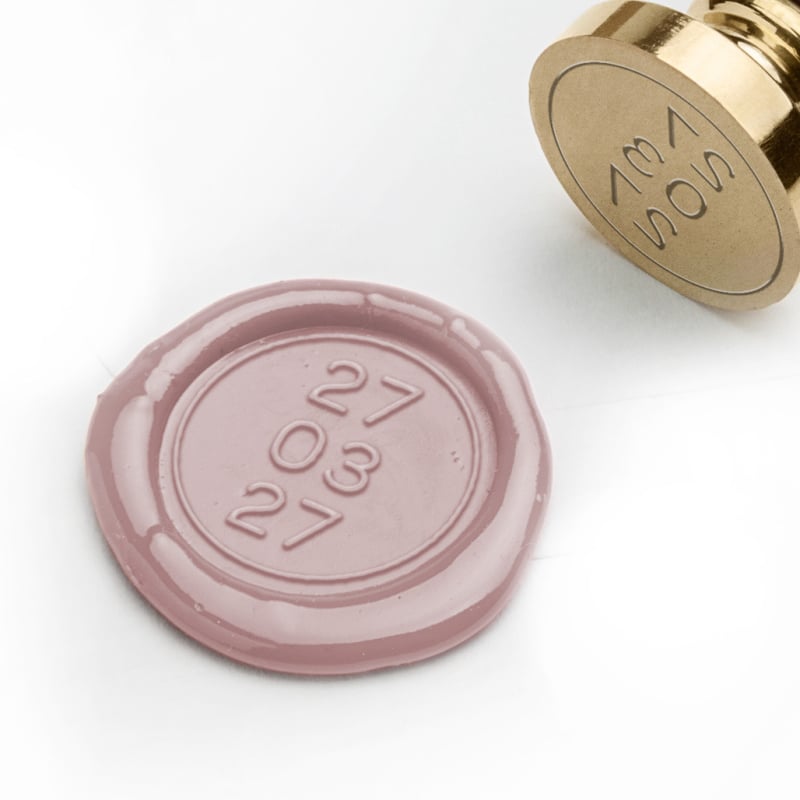 Date Wax Stamp