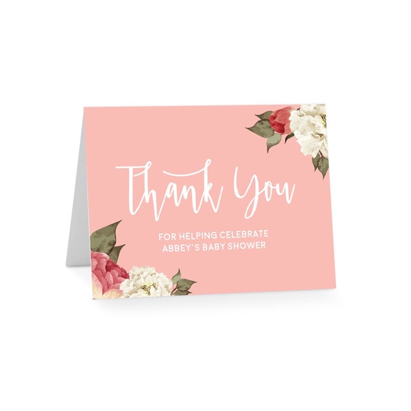 Decadent Baby Shower Thank You Card