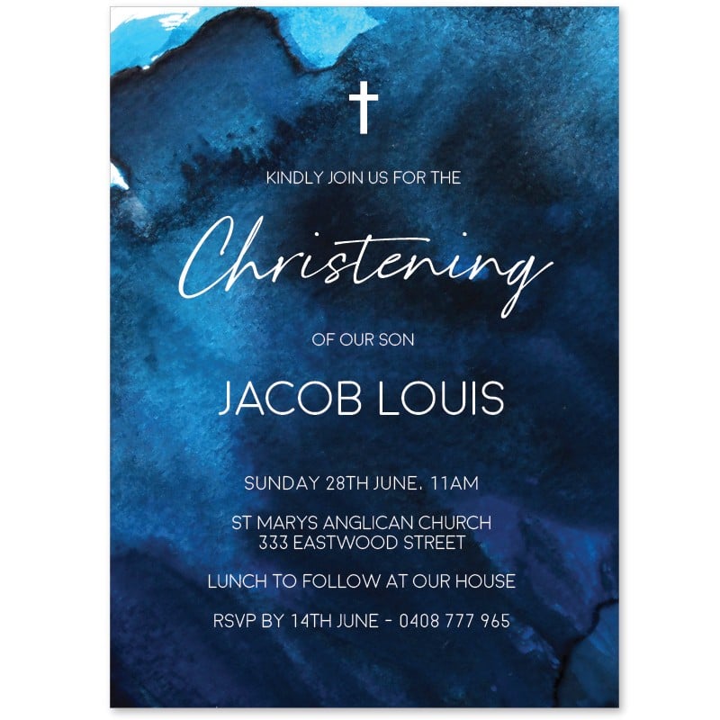 Enchanted Christening Invitations