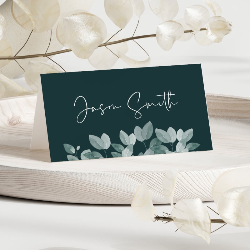 Earthy Wedding Placecards