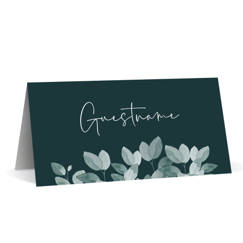 Earthy Wedding Placecards
