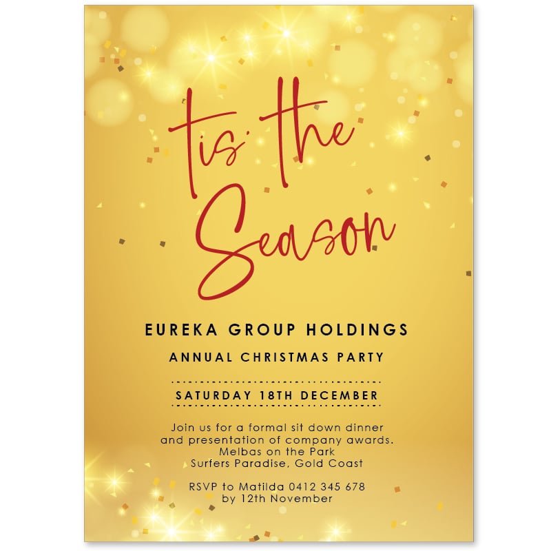 A Touch of Gold Christmas Party Christmas