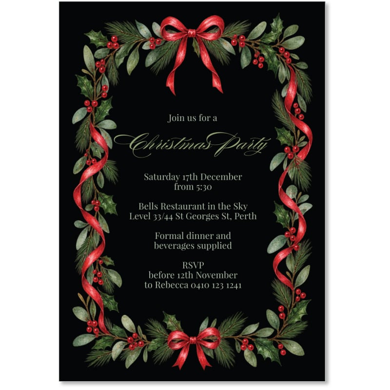 Elegant Evening Invitations