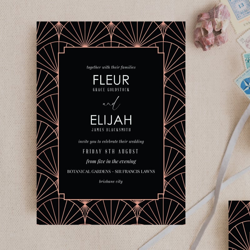 Putting on the Ritz Wedding Invitations