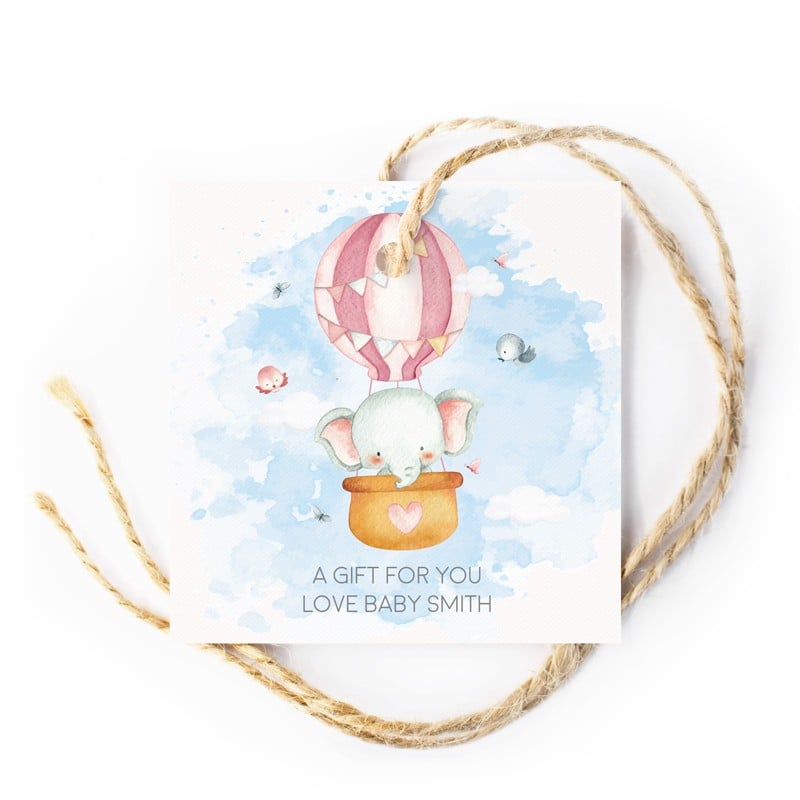 Peanut Baby Shower Gift Tags