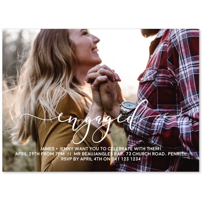 Engaged Script Engagement Invitations