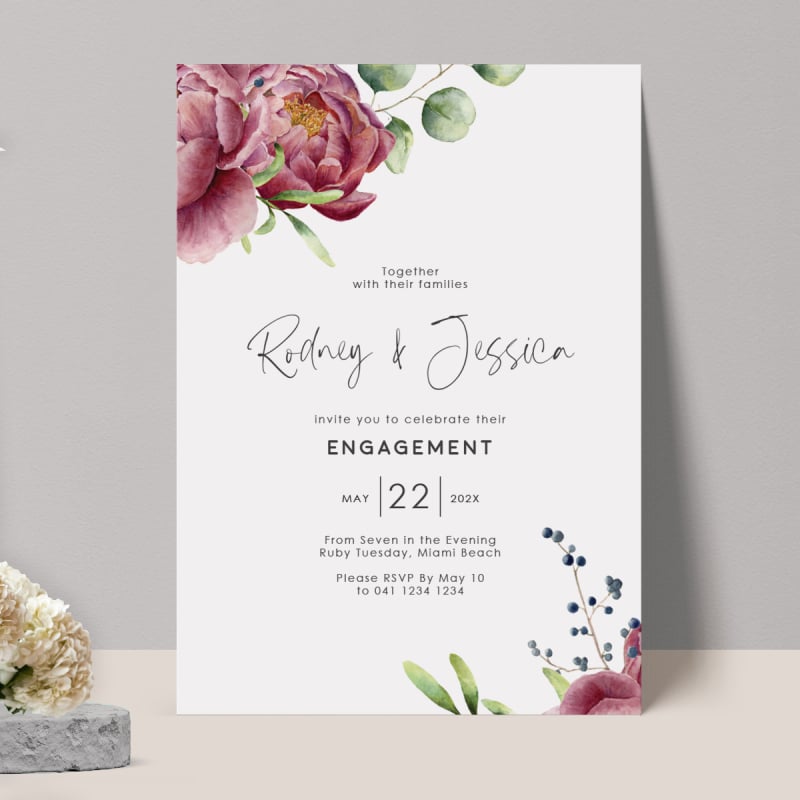 Darling Engagement Invitations