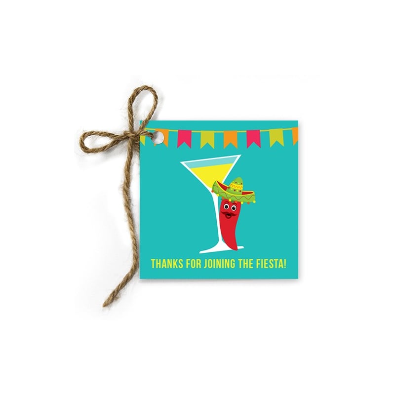 Fajitas Birthday Gift Tags