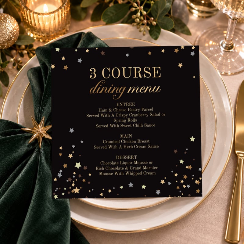 Falling Stars Menu