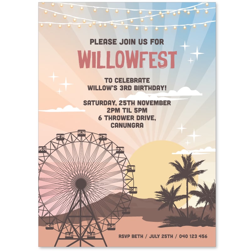 Festival Invitations