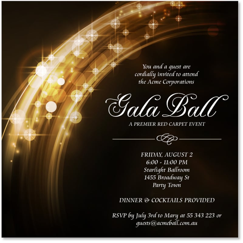 Fireworks Invitations