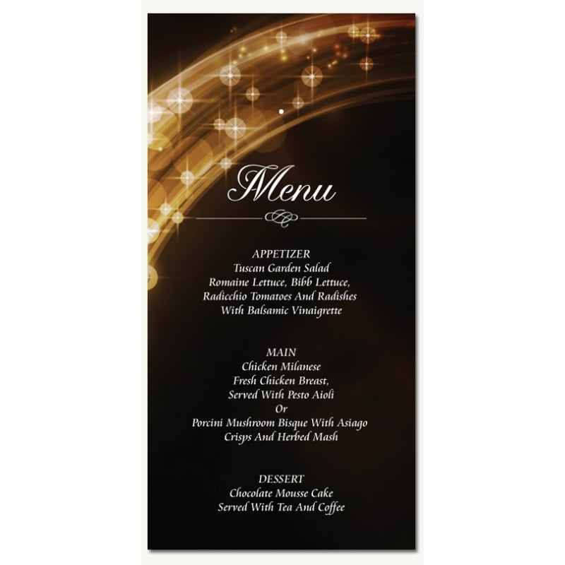 Fireworks Menu