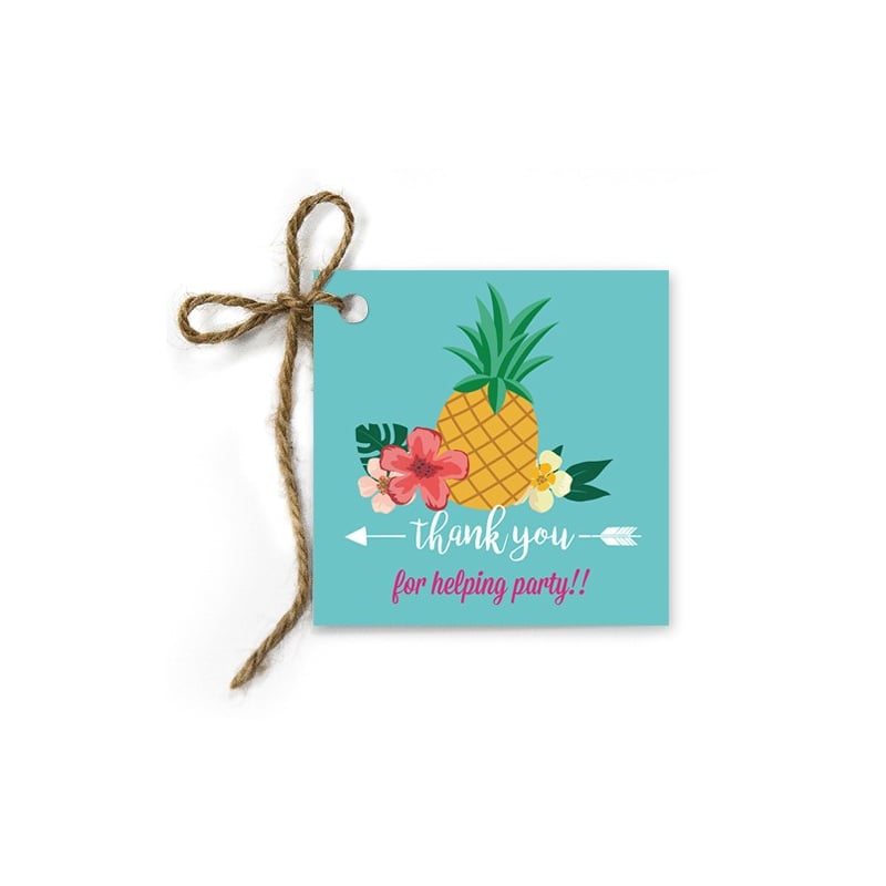 Flamingo Heat Gift Tags