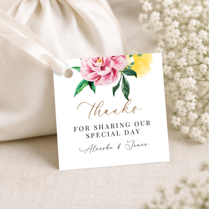 Bright Blooms Gift Tags 