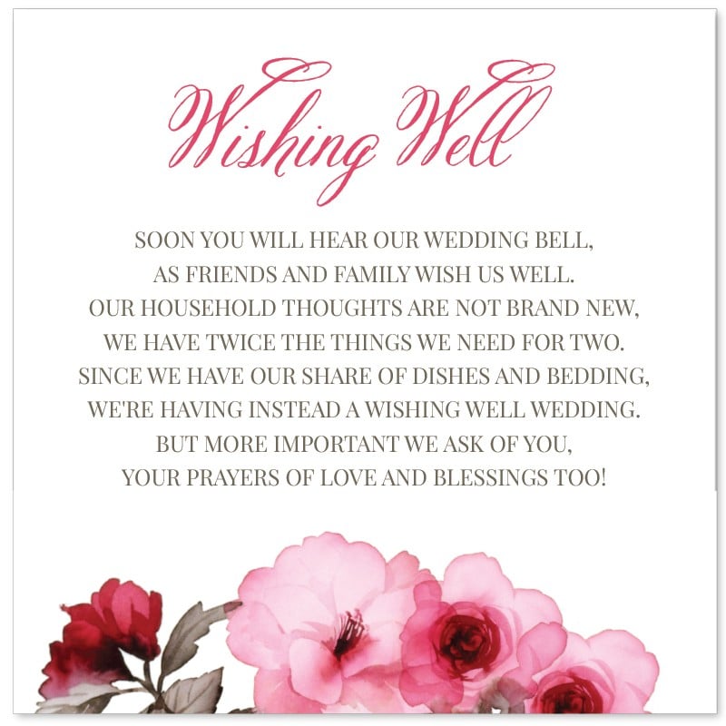 Modern Botanica Wishing Well Card
