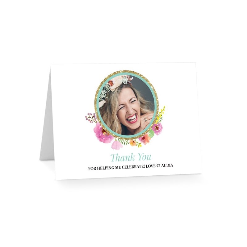 Flowercrown Thank You Card